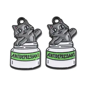 Alloy Enamel Pendants