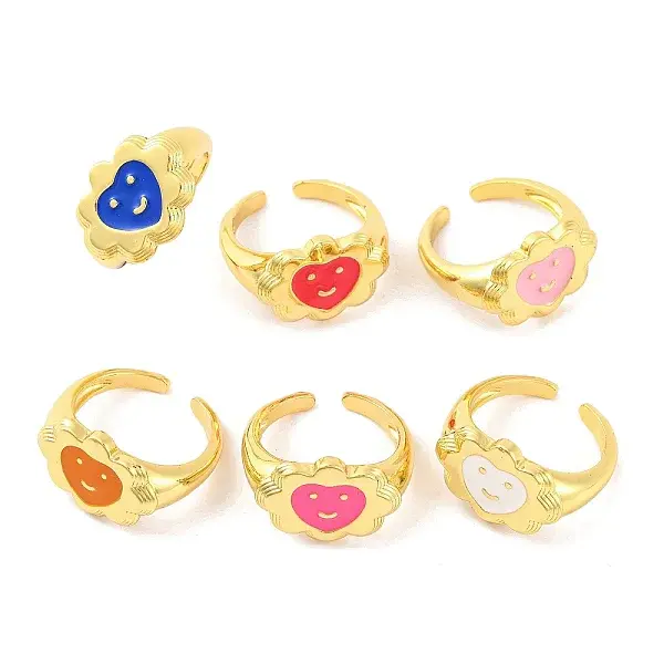 Brass Open Cuff Rings