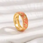 Brass Micro Pave Cubic Zirconia Finger Rings