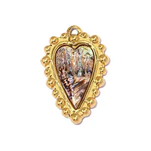 304 Stainless Steel & Shell Pendants
