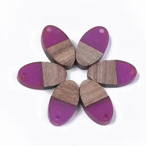 Resin & Walnut Wood Pendants