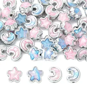 20Pcs 4 Styles Opaque Acrylic Beads