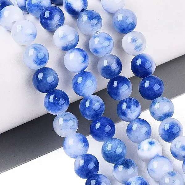 Natural Dyed Persian Jade Beads Strands
