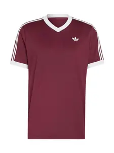 ADIDAS PERFORMANCE Funkčné tričko 'CLASSICS'  bordová / biela