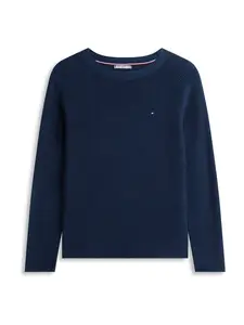 TOMMY HILFIGER Sveter  tmavomodrá