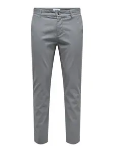 Only & Sons Chino nohavice 'ONSMark Pete'  sivá