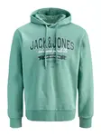 JACK & JONES Mikina  mätová / jedľová / biela