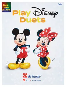 MS Look Listen & Learn Play Disney Duets Flute