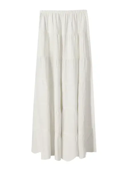 Bershka Sukňa  biela