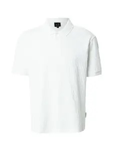 ARMANI EXCHANGE Tričko  šedobiela