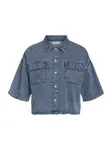 Noisy may Blúzka 'NMEnza'  modrá denim
