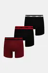 HUGO boxerky pánské bavlněné s elastanem BOXER BR PLANET DES 3-pack