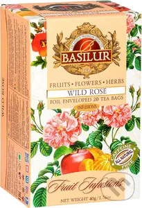 BASILUR Fruit Wild Rose 20x2g,BASILUR Fruit Wild Rose 20x2g
