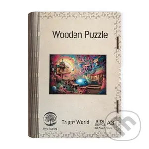 Dřěvěné puzzle/Trippy world A3