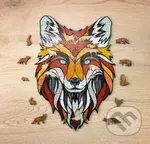 Drevené puzzle –  Líška veľkosť M (craft box) - puzzle z kategorie Do 500 dílků
