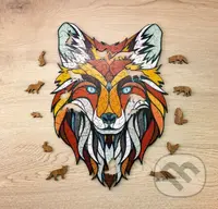 Drevené puzzle –  Líška veľkosť M (craft box) - puzzle z kategorie Do 500 dílků