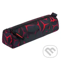 Študentské púzdro Baagl Red Polygon
