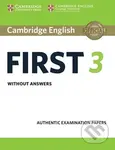 Cambridge English First 3 Student´s Book without Answers - kniha z kategorie Jazykové učebnice a slovníky