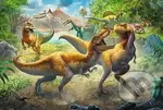 Puzzle Dinosauří souboj - puzzle z kategorie 60 - 300 dílků