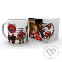 DOOM Keramický hrnček - Classic Enemies