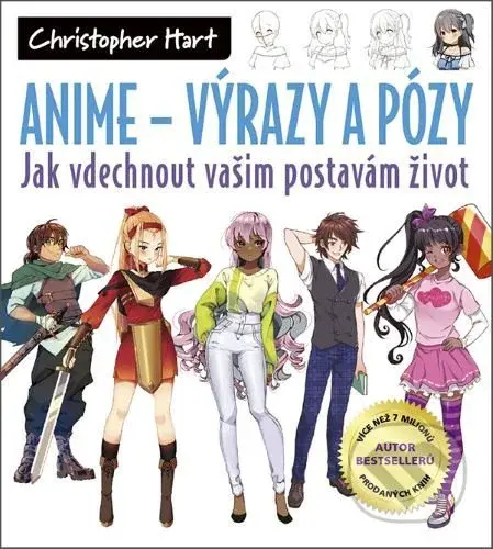 Anime - Výrazy a pózy (Jak vdechnout vašim postavám život) - kniha z kategorie Dějiny a teorie umění