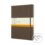 Moleskine - hnedý zápisník (veľký, linajkovaný)