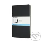 Moleskine - zošity čierne (sada 3 ks) (stredné, bodkované)