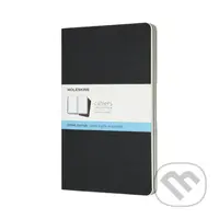 Moleskine - zošity čierne (sada 3 ks) (stredné, bodkované)