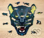 Drevené puzzle – Puma veľkosť M - puzzle z kategorie 3D puzzle