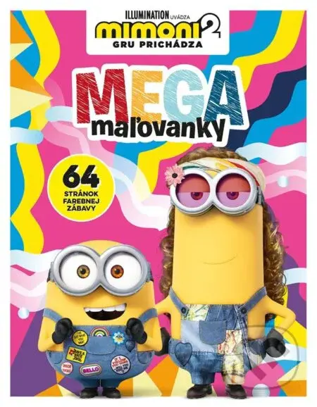 Mimoni 2 - Mega maľovanky - kniha z kategorie Omalovánky