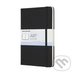 Moleskine - akvarelový skicár (čierny) (stredný)