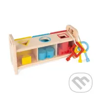 Vkladanie a triedenie s kľúčikmi a zámkami séria Montessori