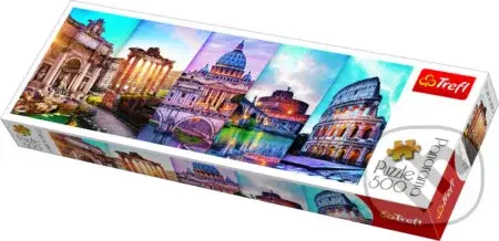 Panoramatické puzzle - Cestování po Itálii - puzzle z kategorie Města a stavby
