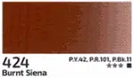 Akrylová barva Rosa 75ml – 424 burnt siena