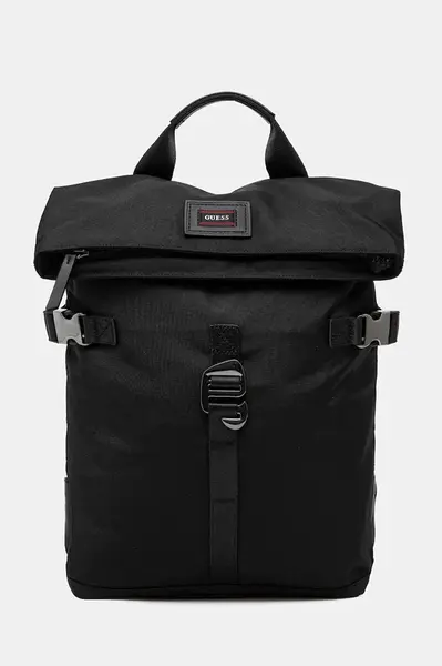 Batoh Guess AREZZO pánský, černá barva, velký, HMARHN P5333