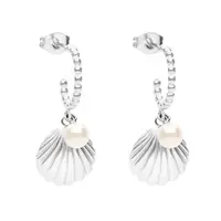 Postříbřené náušnice Lilou Venus