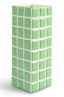 Dekorativní váza &k amsterdam tile mint 28 cm