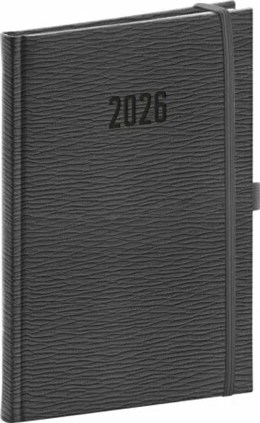 Týdenní diář Rivoli 2026, šedý