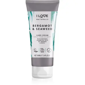 I Love Naturals Bergamot & Seaweed přírodní krém na ruce 100 ml