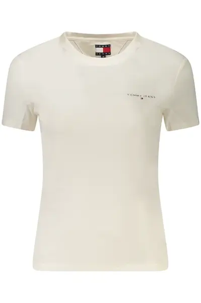 Krémové triko s krátkým rukávem