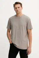 Bavlněné tričko Armani Exchange pánské, hnědá barva, XM001431 AF10337