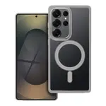 Zadní kryt COLOR EDGE MAG COVER case compatible with MagSafe pro Samsung Galaxy S25 Ultra, titanově šedá
