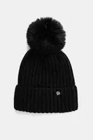 Dětská vlněná čepice Jamiks DAGNIS šedá barva, vlněná, JZH363