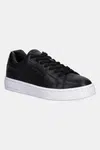 Kožené tenisky Armani Exchange dámské, černá barva, XW000295 AF11912 UC001