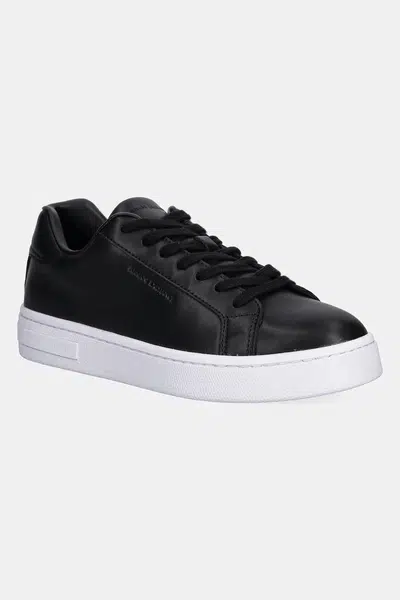 Kožené tenisky Armani Exchange dámské, černá barva, XW000295 AF11912 UC001