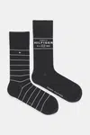 Ponožky Tommy Hilfiger 2-pack černá barva, 701236634