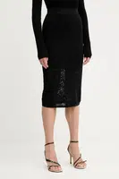 Sukně Patrizia Pepe černá barva, midi, pouzdrová, 8G0482 K284