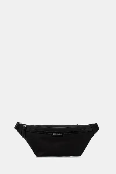 Ledvinka Trussardi černá barva, Z593E005970N