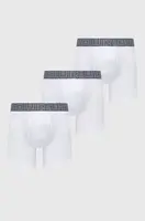 Boxerky Under Armour 3-pack pánské, bílá barva