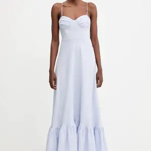 Lněné šaty Bardot